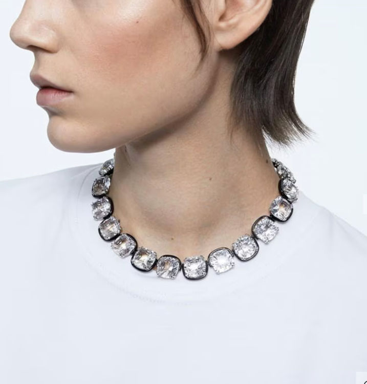 Thumbnail: SWAROVSKI Harmonia Clear Framed Crystal Necklace (RARE & COLLECTABLE)