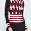Miniatura: KAREN MILLEN Geo Stripe Knit Jumper (RARE & COLLECTABLE)
