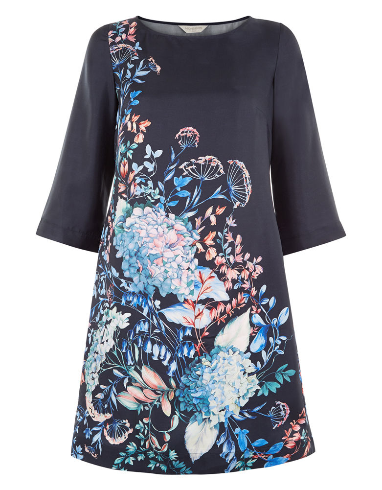 Thumbnail: MONSOON Hilary Silk Dress (RARE & COLLECTABLE)