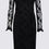 Thumbnail: MARKS & SPENCER COLLECTION Floral Lace Long Sleeve Bodycon Midi Dress T42/8020
