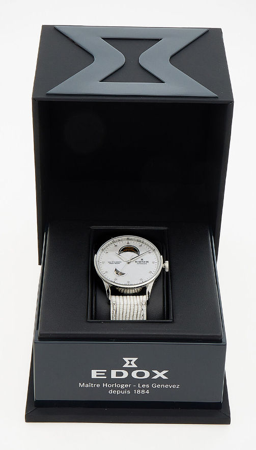 Miniatiūra: EDOX Les Vauberts Open Heart Automatic Watch (RARE & COLLECTABLE)