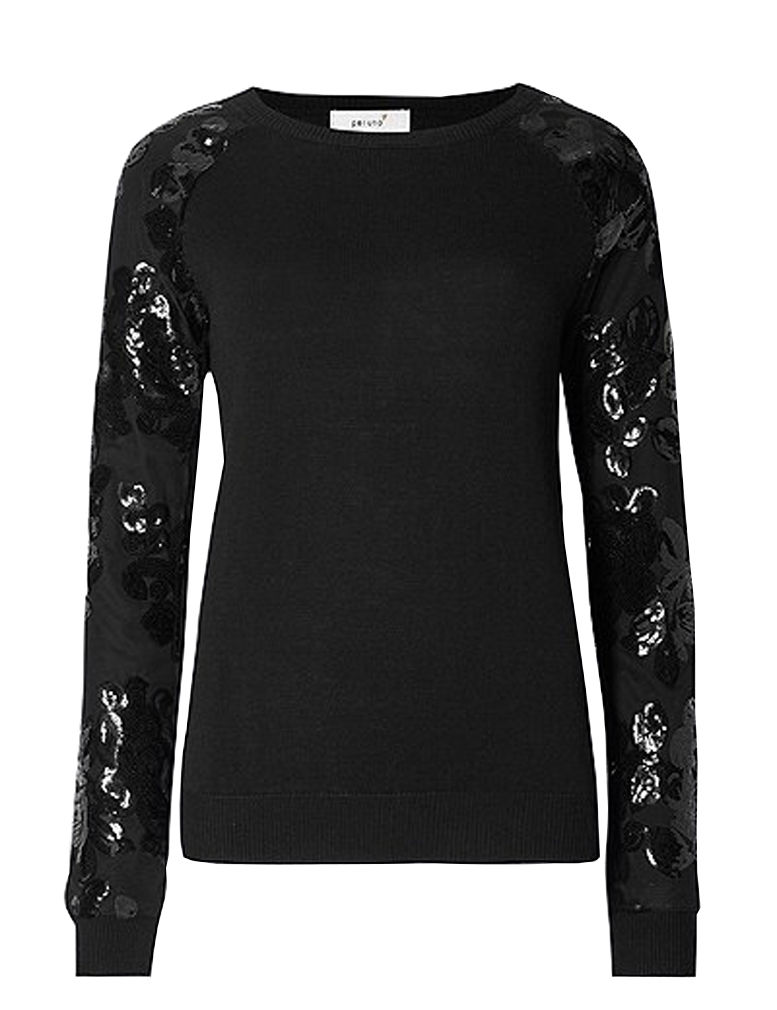 Miniatura: M&S Per Una Long Sleeve Round Neck Jumper T38/6683