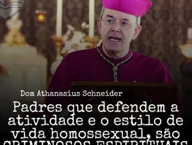 Padres que defendem a atividade e o estilo de vida homossexual
