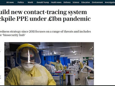 HAVERÁ PESTES (Mt 24, 7) – A próxima pandemia é uma certeza e o governo britânico já está se preparando para enfrentá-la.