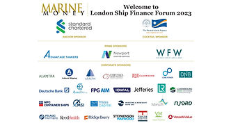 Opening Remarks – 2023 London Ship Finance Forum