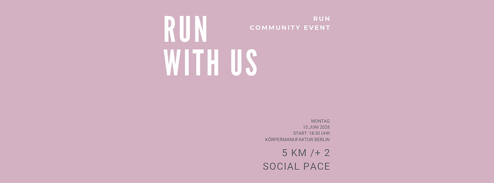 Train with us - Run