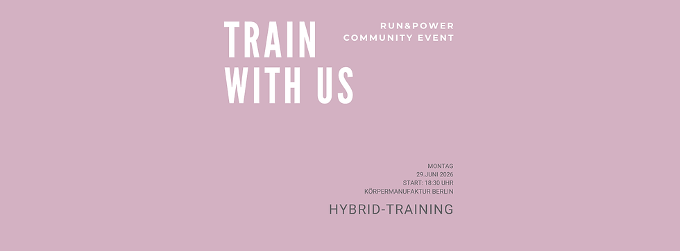 Train with us - Run 22.06.2026