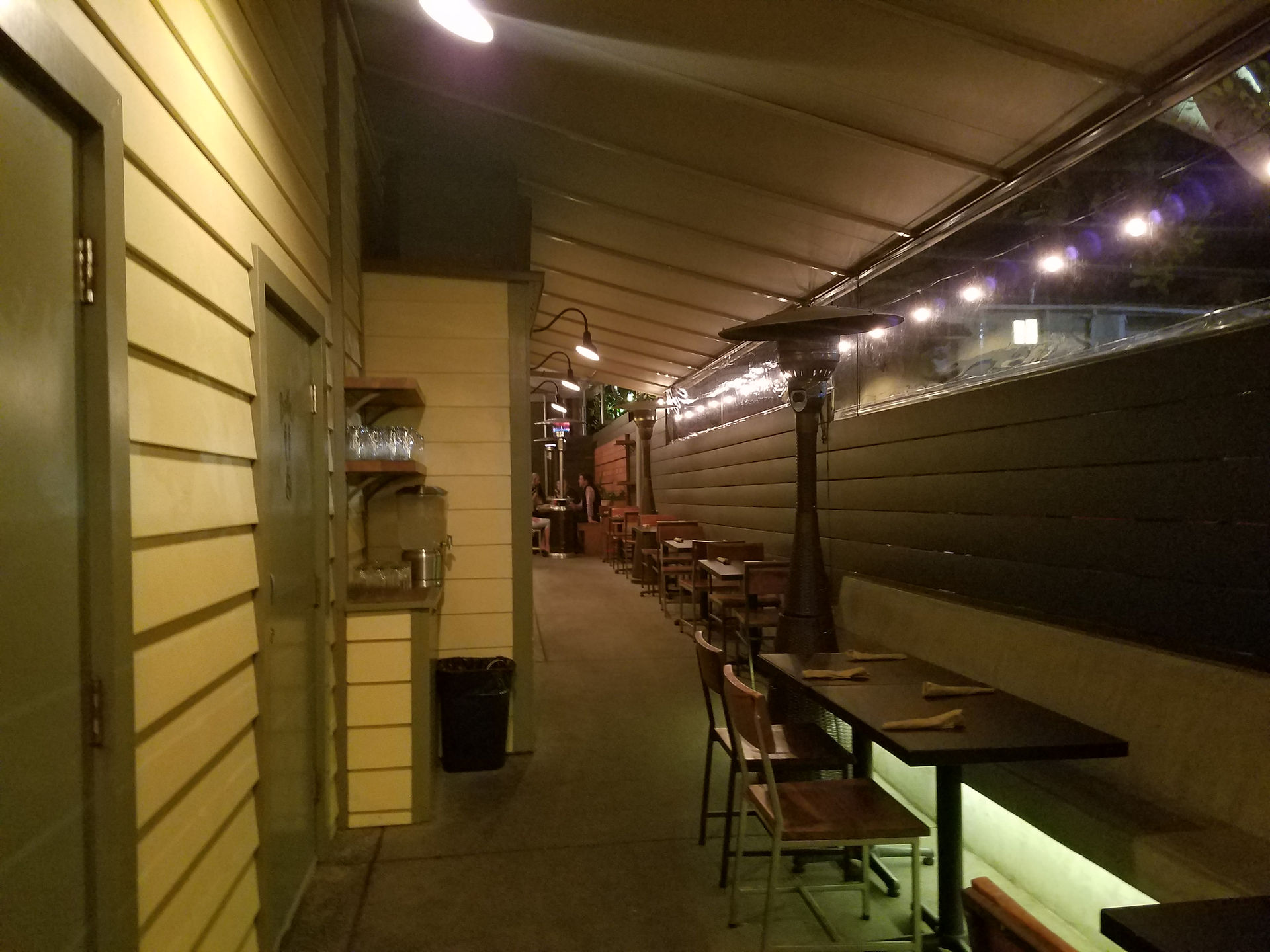 More seating