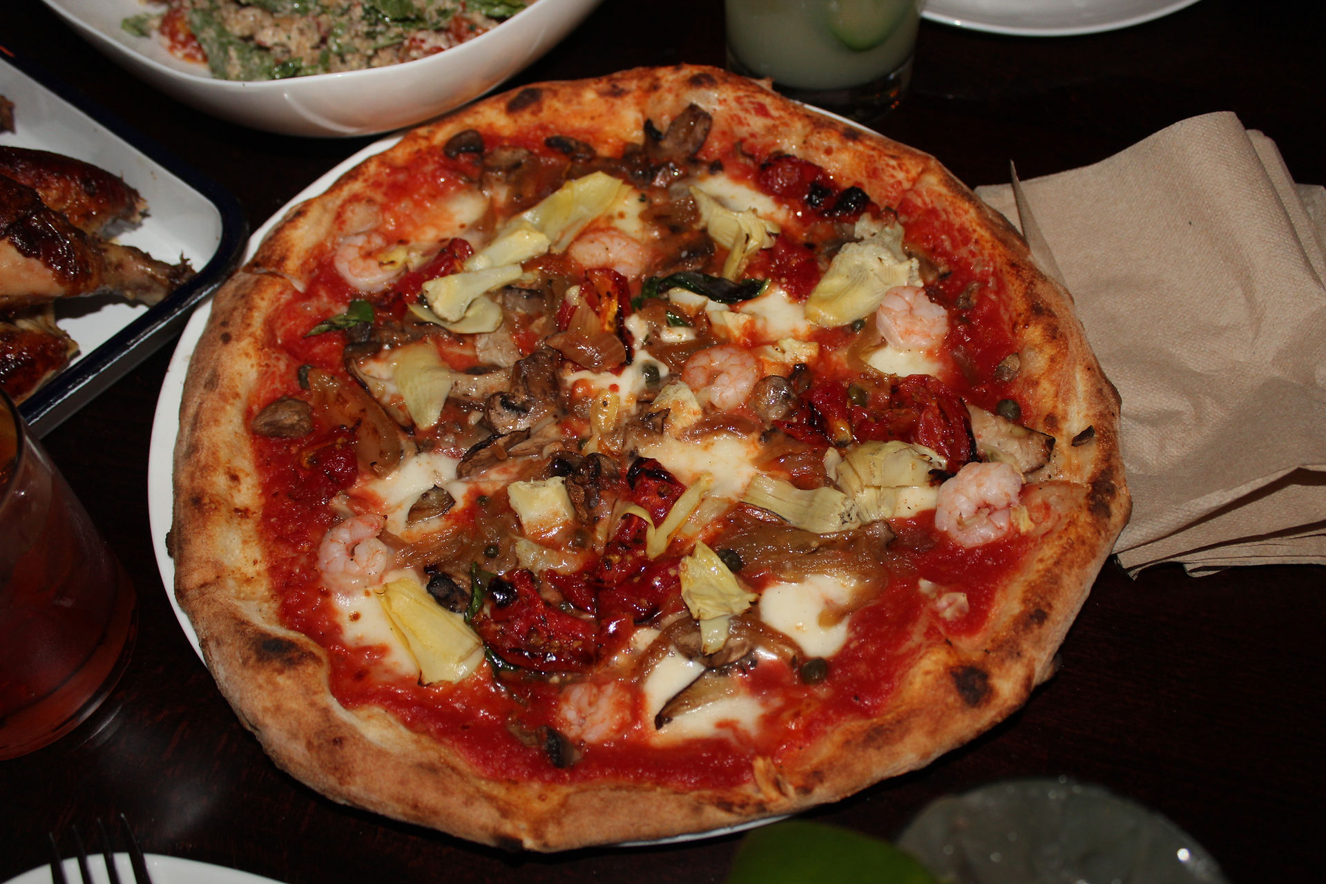Custom made pizza