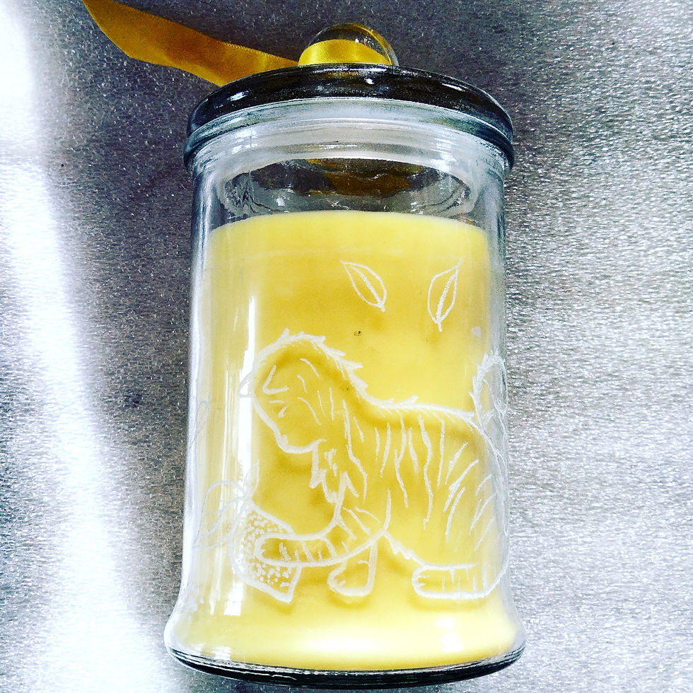 Miniature : Bougie gravée