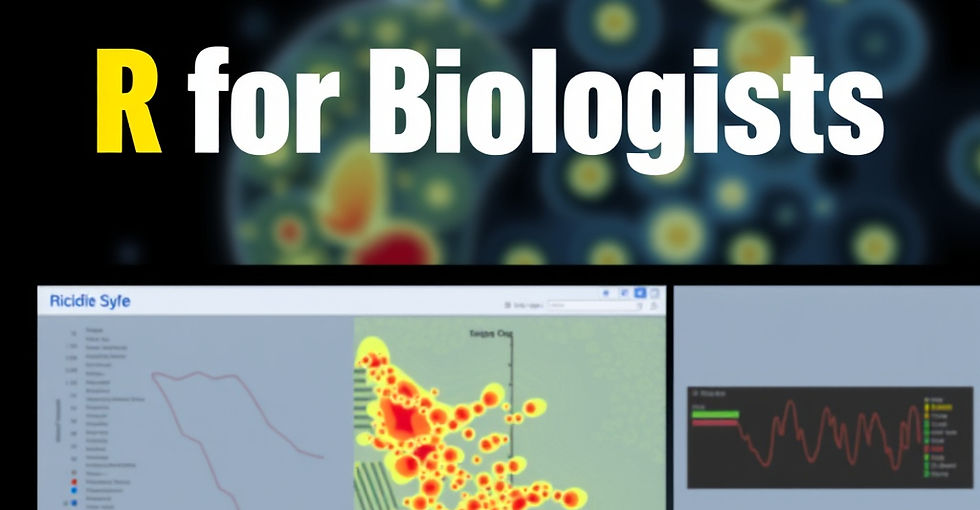 Online Hands-on Training on R for Biologists: Data Manipulation, Visualization & Analysis 