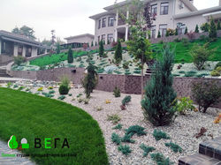ландшафтный дизайн  ВЕГА Липецк благоустройство озеленение территории 258