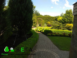 ландшафтный дизайн  ВЕГА Липецк благоустройство озеленение территории 158