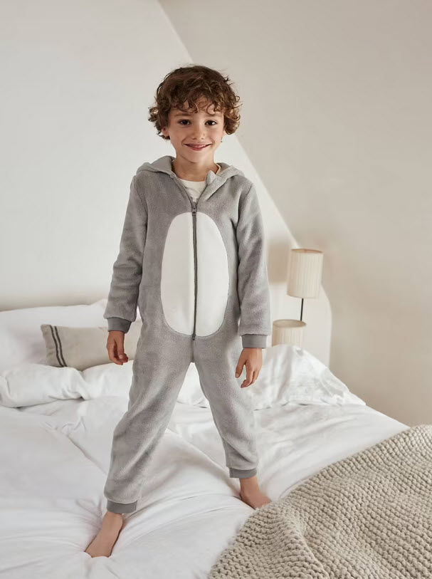Miniature : A000772 - Combi loup gris clair Vertbaudet