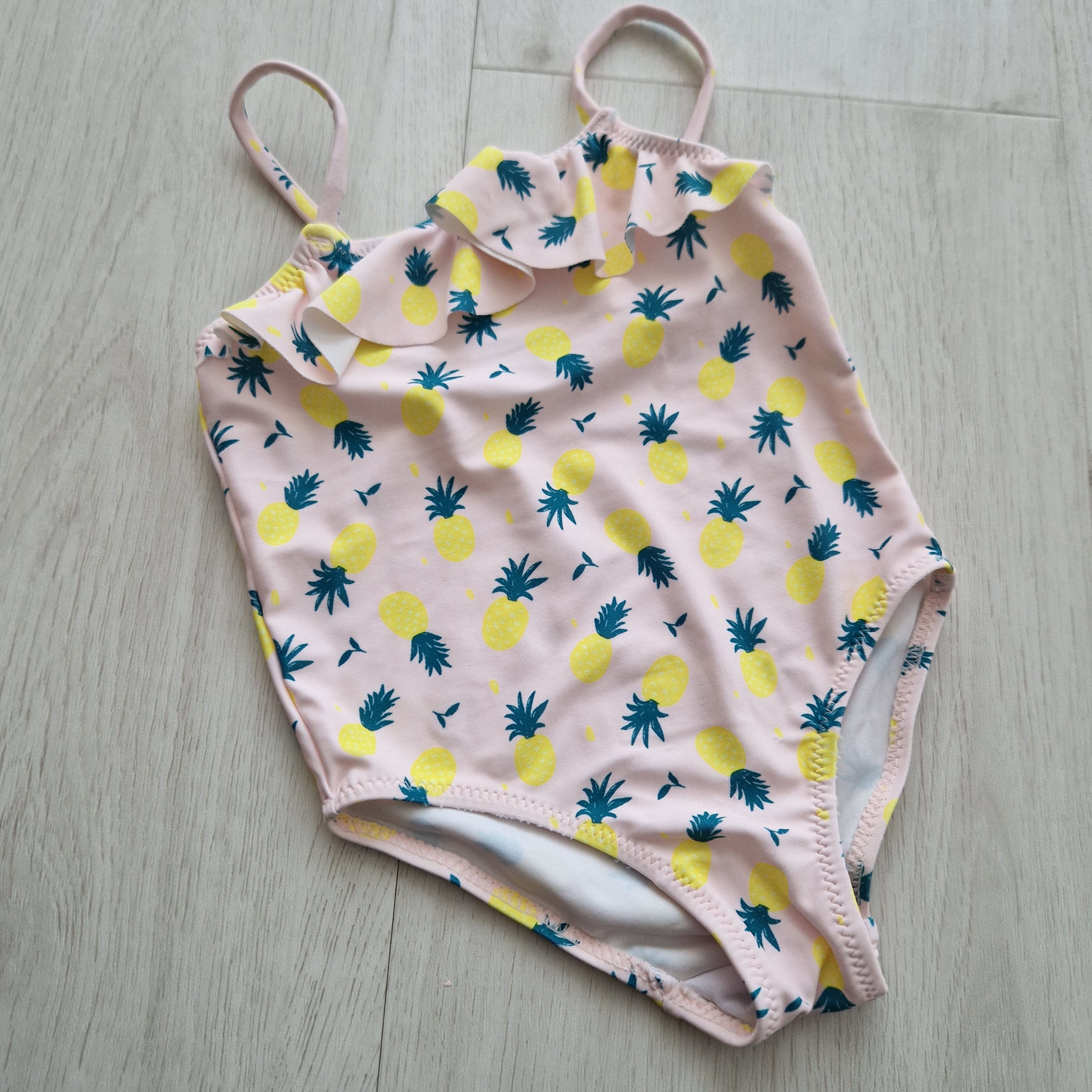 A VENDRE - V001267 - Maillot de bain ananas 12 mois Kiabi