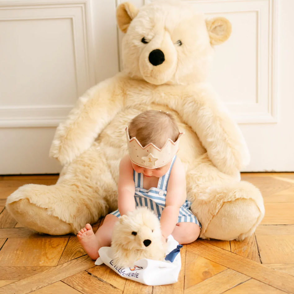 Miniature : A VENDRE - V001498 - Peluche ours Jules géant de 1m La Pelucherie valeur 485 CHF