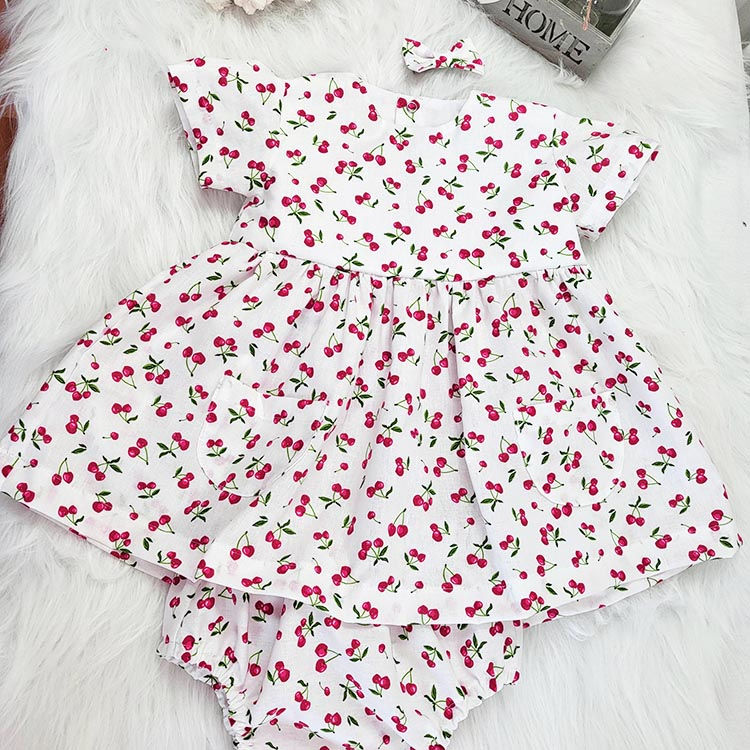 Robe en coton mc, tissu au choix.