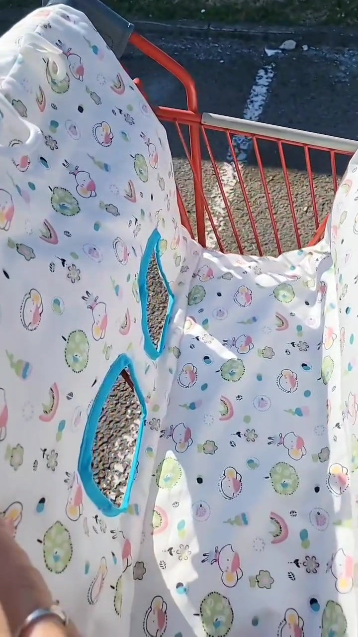 Miniature : Protège caddie, tissu au choix.