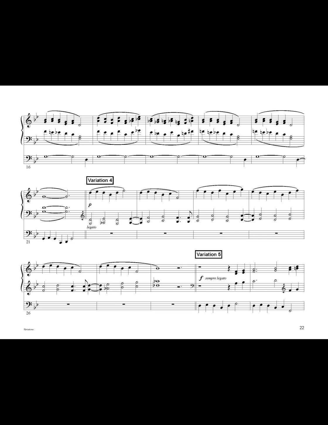 A Baker's Dozen: 8. Variations