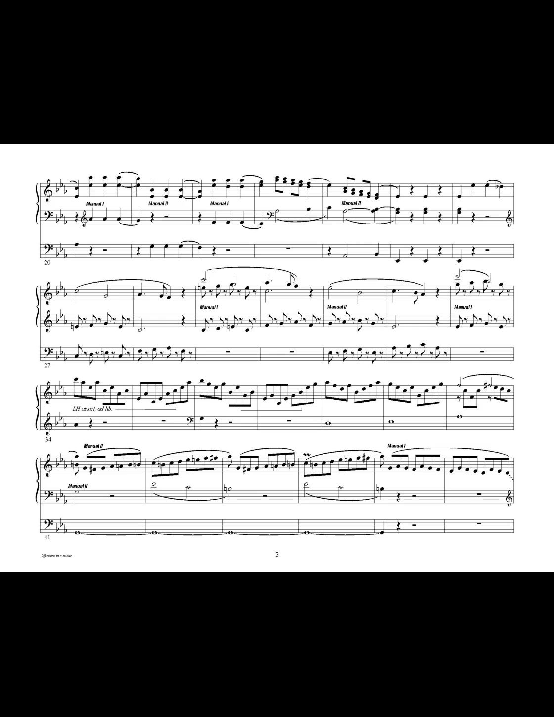 Offertoire in c minor