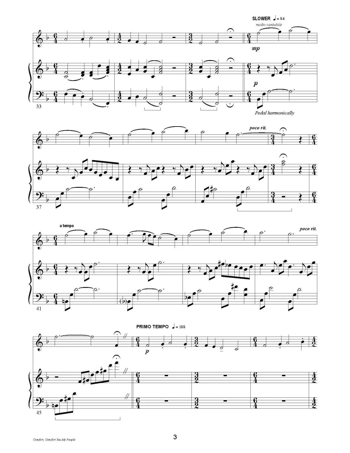 Comfort, Comfort You My People