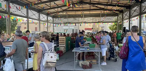 marché alimentaire Tournon