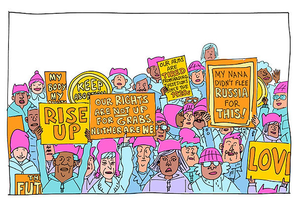 Free Speech Handbook, Women's March.JPG