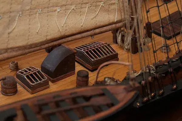 Minijatura: Model povijesnog broda Slave Brick L’OURAGAN (1830) 60cm