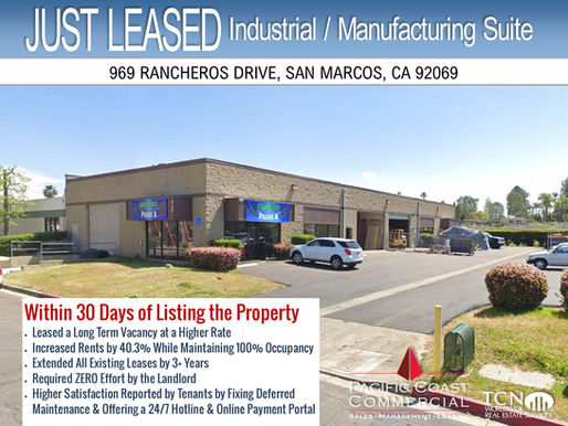 Leased within 30 Days of Listing | Industrial / Manufacturing Suite