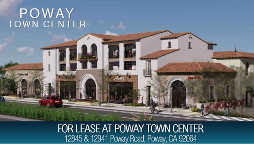 Poway Town Center Retail/Office Space Just Listed for Lease