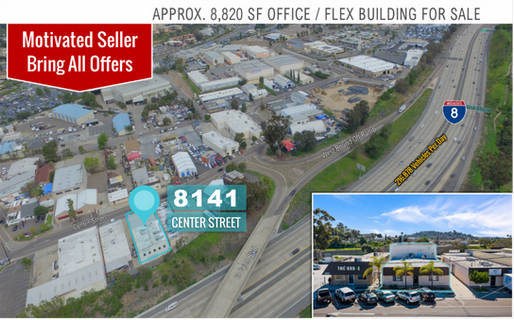 Massive Sale Price Reduction | 8,820 sq. ft. Office/Warehouse | La Mesa