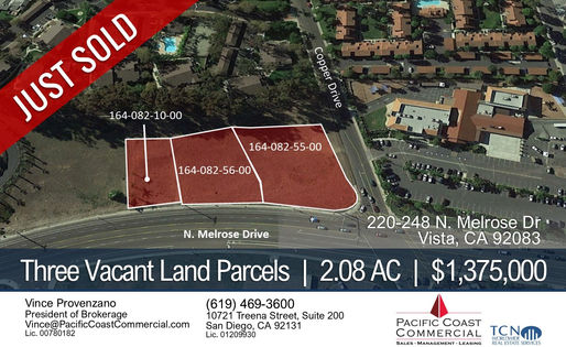 JUST SOLD! Three Adjacent Vacant Land Parcels | $1,375,000