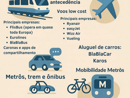 Como se locomover na Europa sem gastar muito