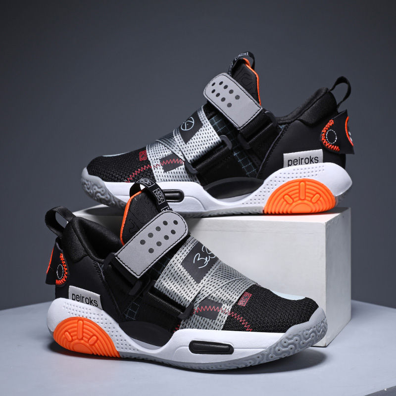 Thumbnail: 2024 New Children's Basketball Shoes For Boys Girls Non-slip Kids Sport Shoes Li