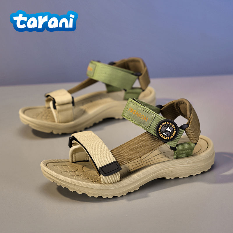 Thumbnail: Kids Sandals Boys Breathable Lightweight Sandals for Beach Swimming Non-Slip Com