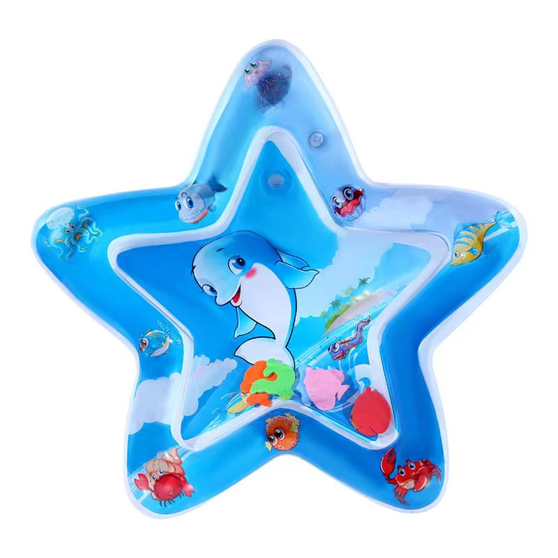 Thumbnail: Baby Play Mat Inflatable Water Cushion PVC Infant Tummy Time Toddler Water Pad F