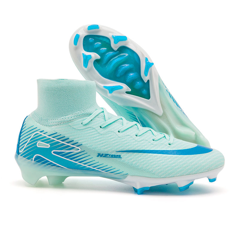 Thumbnail: Kids Soccer Cleats for Boys and Girls Youth High-top Football Shoes Outdoor Athl