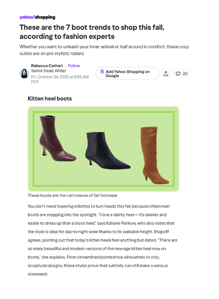 These are the 7 boot trends to shop this fall, according to fashion experts