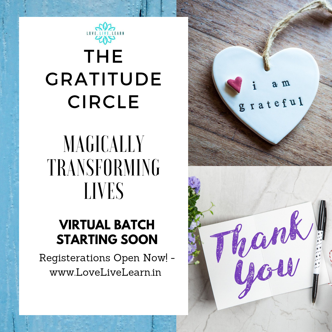 Gratitude Circle Virtual - starting this Oct content media