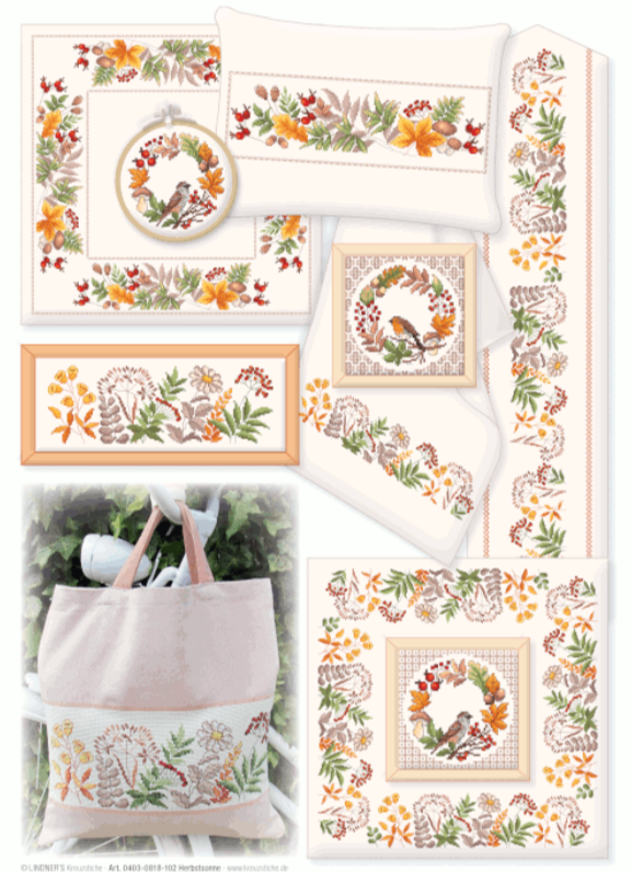 Miniaturbild: Lindner's Kreuzstiche Nr. 102 ‘Herbstsonne'
