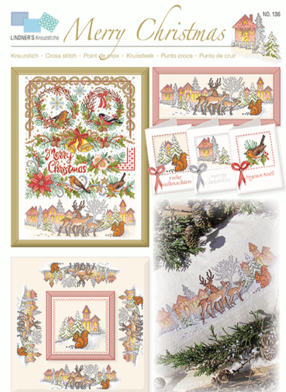 Lindner's Kreuzstiche Nr. 136 ‚Merry Christmas‘