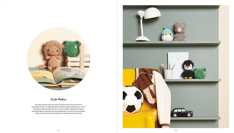 Miniaturbild: Ricorumi Vorlageheft "Furry Animals", von Rico Design