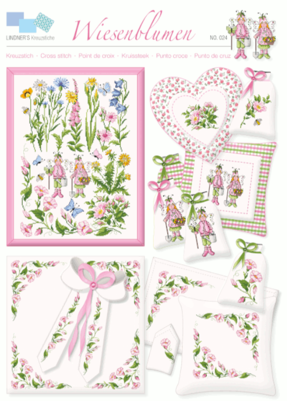 Lindner's Kreuzstiche Nr. 024 ‚Wiesenblumen‘