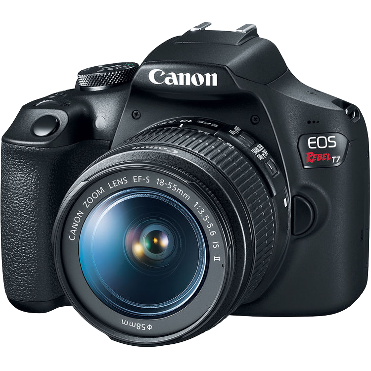 Canon EOS Rebel T7 with 18-55mm IS II
