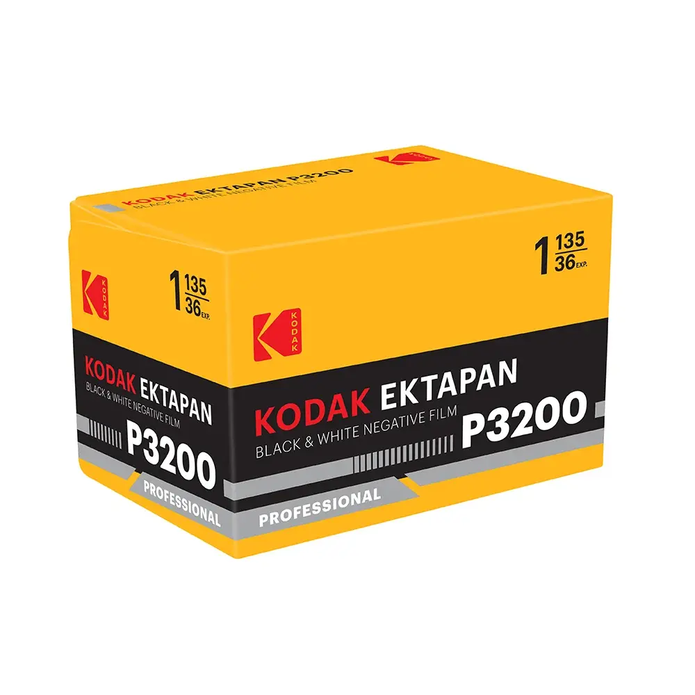KODAK EKTAPAN P3200 Black and White Negative Film, 35mm