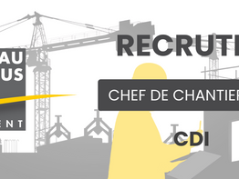 Chef de chantier Gros Œuvre H/F - CDI