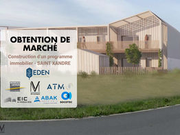 construction d’un programme immobilier à Saint-Xandre - ©MV Architecte