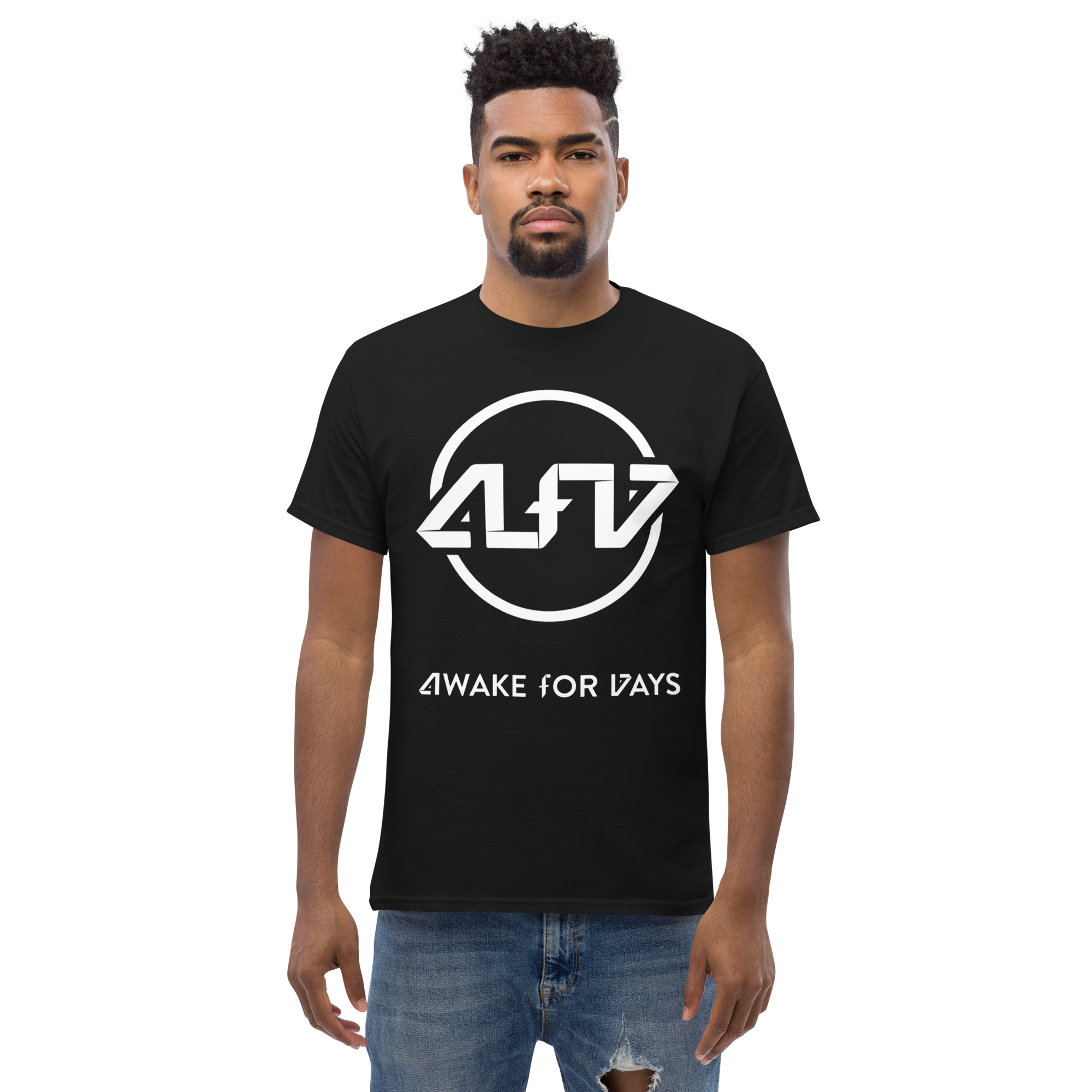 AFD Classic T-Shirt (Black-Red)