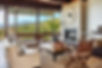 Artisanal elements and bespoke furnishings make this luxury resort seating area feel personal instead of commercial and mass-produced.