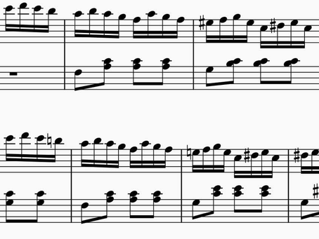 教你如何快速視譜:向上走?向下走?